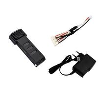 7.4V 1200mah Drones Battery With 3-in-1 Charging Compatible for E511 E511S RC Quadcopter Spare Parts 3Pcs/Sets 7.4V Lipo battery(Blue)