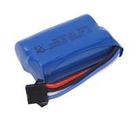 7.4V 1200mAh RC Car Lithium Battery 8.88Wh LiPo Battery Replacement with SM 4P Plug for RC Crawler Cars Blue