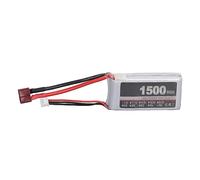 7.4V 1500mAh 45C LiPo Battery High Performance for RC Aircraft Model (T Plug)