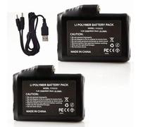 7.4V 2200mAh/3500mAh/5000mAh Li-Polymer Rechargeable Batteries for Battery Heated Gloves Mittens Liners, Heated Socks（3500mAh）