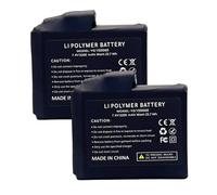 7.4V 3200mAh Rechargeable Battery for Heated Gloves, Socks, Vests, Hats - Li-Polymer Batteries with DC Socket (Pack of 2)
