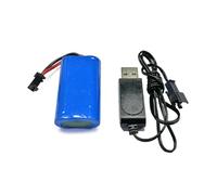 7.4V 500mAh Li-on Battery Pack For W/USB Cable Wire Wire Large Capacity Battery For MN 1/10 4wd R/C M Rechargeable Pack Rechargeable And