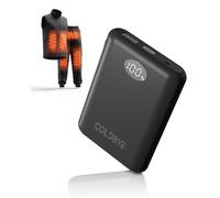 7.4V/5V Battery Pack for Heated Vest, Ultra-Small 10000mAh Battery Pack for Heated Vest & Jacket with LED Display Compatible with ORORO and Venustas
