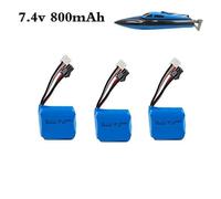 7.4v 800mah 18350 Li-ion Battery For H100 H102 H106 7.4v Battery For Jjrc S1 S2 S3 S4 S5 High Speed Rc Boat