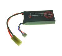 7.4v Airsoft LiPO Batteries (1300mAh 30C Mini)