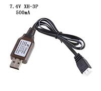 7.4v Charger 2000mA /1000mA/500mA XH-3P 2S Li-ion Electric Toys Aircraft Car Drone Robot For Tank 7.4V USB Charg