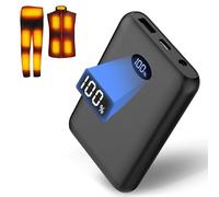 7.4V2A 10000mAh Battery Pack for Heated Gilet Vest Jacket Coat Trousers Pants and Heating Underwear, Heated Clothing Replacement Battery Pack