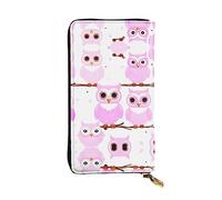 (7.5 * 4.1 inches) Long Clutch Bag, Cute owl Zipper Leather Wallet with Multiple Compartments Large Capacity, a Good Gift for Friends