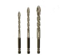 7/5/4/2PCS Optional Heavy-Duty Four Blade Carbide Drill Bit Set For Porcelain Ceramic Glass Marble Concrete Stone Drilling Tools Set,3pcs with box.,A