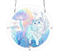 7.5'' acrylic puzzles suncatcher, Beauty Ragdoll Cat