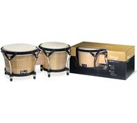 7.5" and 6.5" Natural-Colored Latin Wood Bongos