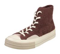 (7.5) Converse Chuck 70 Hi Unisex Fashion Trainers in DarK Wine