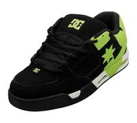 (7.5) DC Shoes Command Mens Skate Trainers in Black Lime