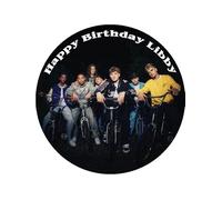 7.5" December 10 Personalised PREMIUM RICE PAPER Edible Cake Topper