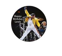 7.5" Freddie Queen Personalised Pre-Cut Icing Disc Edible Cake Topper
