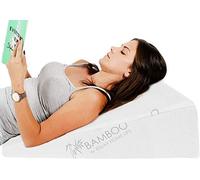 7.5 Inch Bed Wedge Pillow for Acid Reflux or Sleeping | 1.5 Inch Memory Foam Top with Stay Cool Cover | Incline Leg Elevation Pillows | Ideal for Gerd, Heartburn, and Snoring (25" Wx26 Lx7.5 H)