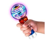 7.5 Inch Light Up Wand for Kids Magic Star Wands Toy - Flashing LED Wand for Boys and Girls - Thrilling Spinning Light Show for Fun Gift or Birthday Party Favor