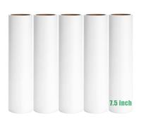7.5 inch Lint Roller Refills Only, Extra Sticky Easy Peel Lint Roller Refills for Pet Hair, Sticky Roller Replacement Refills 7.5 inch Wide, Bulk Pack of 5, Total 300 Sheets