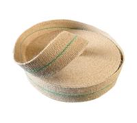 7.5 Metre - MASTA Upholstery 12lb Jute Hessian Upholstery Webbing Blue/Green Stripe 2" / 50mm Wide - 7.5m