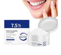 7.5% Microcrystalline Hydroxyapatite Powder 50g,Care Cleaning Powder Strengthens Enamel,Natural Enamel Repair & Sensitivity Relief,for Teeth Cleaning,Stain Removal, Fresh Breath (1)