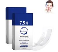 7.5% Nano Hydroxyapatite Teeth Whitening Strips, Enamel Safe Whitener Strips for Sensitive Teeth, Removes Stubborn Stains, 30 Minute Fast Whitening Patches, Non-Sensitive Formula, 7PCS (2)