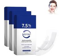 7.5% Nano Hydroxyapatite Teeth Whitening Strips, Enamel Safe Whitener Strips for Sensitive Teeth, Removes Stubborn Stains, 30 Minute Fast Whitening Patches, Non-Sensitive Formula, 7PCS (3)