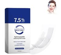 7.5% Nano Hydroxyapatite Teeth Whitening Strips, Enamel Safe Whitener Strips for Sensitive Teeth, Removes Stubborn Stains, 30 Minute Fast Whitening Patches, Non-Sensitive Formula, 7PCS (1)