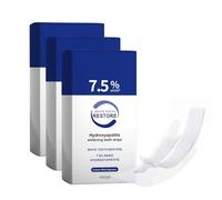 7.5% Nano Hydroxyapatite Teeth Whitening Strips, Hydroxyapatite Infuse White Strips for Sensitive Teeth and Whitening, Non Slip Strips, Non Sensitive Formula, Fast Result Remove Coffee Stains (3)