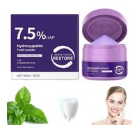 7.5% Nano Hydroxyapatite Tooth Powder - Formula with 6 Probiotics, Nano Hydroxyapatite Toothpaste for Sensitive Teeth and Whitening, Effective in Strengthening Teeth and Gums (1)