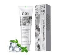 7.5% Nano Hydroxyapatite Toothpaste for Enamel Repair & Protection - Fluoride-Free, Gentle Whitening & Sensitive Teeth Care, Fresh Breath