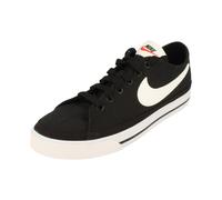 Nike Men's Court Legacy Walking Shoe, Black/White, 7.5 UK