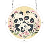 7.5'' suncatcher for window, The Happy Panda family