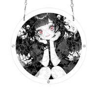7.5'' suncatcher puzzles, skulls yk2 anime black girl