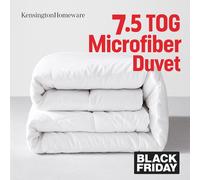 (7.5 Tog Quilt, Super King) Luxury Microfiber Duvet with Hollowfiber Filling Soft, Anti-Allergy Quilt