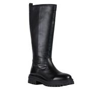 (7.5 UK, Black) Geox Womens/Ladies D Iridea C Leather Knee-High Boots