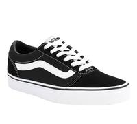 (7.5 UK, Black/White) Vans Womens Ward Low Rise Tonal Trainers Sneakers Shoes - Black