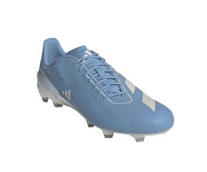 (7.5 UK, Light Blue) Adidas Mens RS15 Pro Leather Firm Ground Rugby Boots