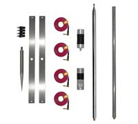 7-54MHz 200W Portable Shortwave Antenna, GPTWO-PRO Telescopic Shortwave Antenna, For GP Antennas, Quick Setup Wide Frequency Range (Standard version)