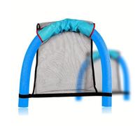 7.5cm*150cm Pool Noodle Seat Floating Water Mesh Chair Water Toy pipe insulation foam tube swimming aids Outdoor play Lake Holiday Vacation(Blue,2 pcs)