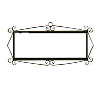 7.5cm x 22.5cm 6 Tile Metal Filigree Frames (6 Tile Frame)