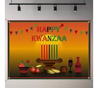 7×5ft Kwanzaa Backdrop for Photography,Kwanzaa Decoration Photo Back Drop,African Heritage Holiday Party Decoration Photo Background Pictures