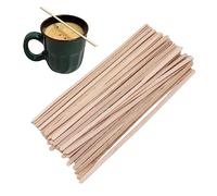 7.5in Birchwood Coffee Stir Sticks, 500Pcs Coffee Stirrers, Wooden Coffee Stirrers, Eco Friendly Stir Sticks, Convenient Disposable Drinking Stir Sticks for Home, Kitchen, Restaurants