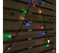 7.5m 150 LED Multi-action Pinecone Christmas Lights in Multi-Coloured