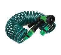 (7.5m) 7.5M 15M 30M Retractable Coil Garden Hose Pipe Expandable Reel Spray Hose Tap Connector