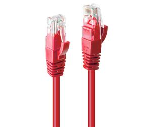 7.5m CAT6 U/UTP Snagless Gigabit Network Cable, Red