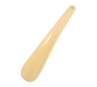 7.6" Plastic Shoe Horn Long Handle Travel Shoehorns with Hanging Hole Travel Boot Horn Shoe Helper for Men, Women(beige)