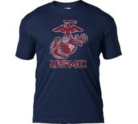 7.62 Design United States Marine Corps Eagle, Globe, and Anchor Tee Shirt, Navy Blue, S