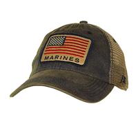 7.62 Design United States Marine Corps Vintage Trucker Hat, Usmc U.s. Flag Vintage Trucker Hat, One size