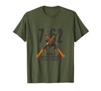 7.62 Means Never Having to say Sorry T-Shirt, Men, Olive Green, XX-Large