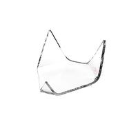 7.62cm Geode Rock Mineral Agate Fossil Coral Triangle Acrylic Plastic Display Stand Holders, 3 Pack